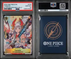 2025 ONE PIECE PROMOS ILLUSTRATION BOX VOL.2 #016 YAMATO PSA 10 - Image 2