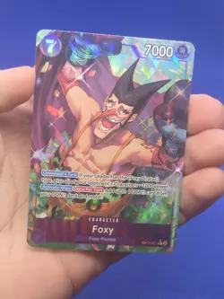 One Piece 500 Years in the Future Foxy OP07-071 Parallel Alternate Alt Art NM - Image 2