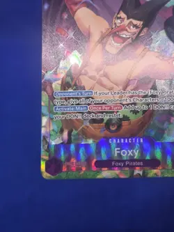 One Piece 500 Years in the Future Foxy OP07-071 Parallel Alternate Alt Art NM - Image 5