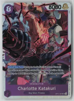 Charlotte Katakuri (067) OP11-067 One Piece A Fist of Divine Speed Super Rare NM - Image 1