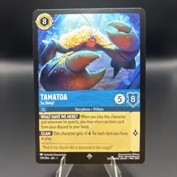 Disney Lorcana TCG The First Chapter - Tamatoa So Shiny! 159/204 Super Rare - Image 1