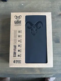 4 Pocket Black Stay-Flat Card Binder by Goat Armor New - Image 1