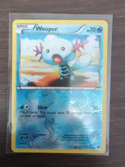 Wooper Plasma Freeze Reverse Holo Card 21/116 LP - Image 1