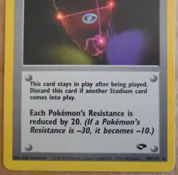 Resistance Gym Stadium Card 109/132 Rare Non-Holo Gym Challenge Trainer LP - Image 3