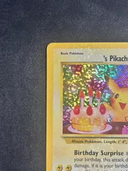 Birthday Pikachu Holo 24 Celebrations Birthday Pokemon Card NM-M 1 DAY SHIP!! - Image 3