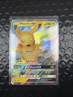 Pikachu GX SM232 Sun & Moon Black Star Promo Holo Rare Pokemon Card TCG Nm/Lp - Image 1
