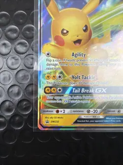 Pikachu GX SM232 Sun & Moon Black Star Promo Holo Rare Pokemon Card TCG Nm/Lp - Image 5