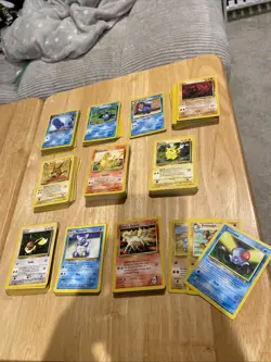 Large Vintage Pokemon 272 Card Lot No Duplicate Cards- Base, JG, Fossil, Neo Ect - Image 1