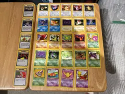 Large Vintage Pokemon 272 Card Lot No Duplicate Cards- Base, JG, Fossil, Neo Ect - Image 5