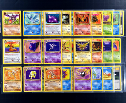 1999 Pokemon FOSSIL Set COMPLETE Unlimited Edition NON HOLO Cards 16-62 Lot RARE - Image 1