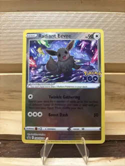 Radiant Eevee SWSH230 SWSH: Sword & Shield Promo Cards Holo NM - Image 1