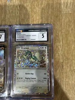 Lot Of 3 Graded Pokemom Cards Cgc Cosmic Eclipse Ablaze Silvally Gx Nm - Image 2