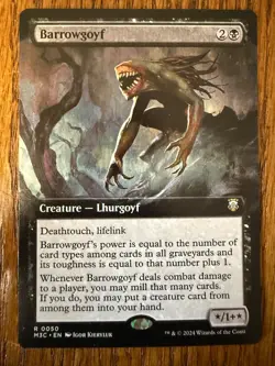 NONFOIL EXTENDED ART Barrowgoyf Commander: Modern Horizons 3 NM/M - Image 1