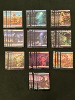 Magic Lorwyn Eclipsed Full Art Basic Land x50 - ECL MTG - Image 1
