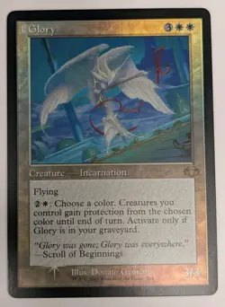 Glory (Retro Frame) Dominaria Remastered Foil - MTG RARE - Image 1