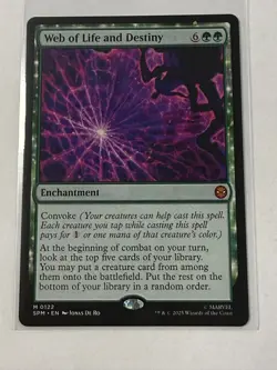 Web of Life and Destiny - Marvel's Spider-Man 122 Magic The Gathering - Image 1