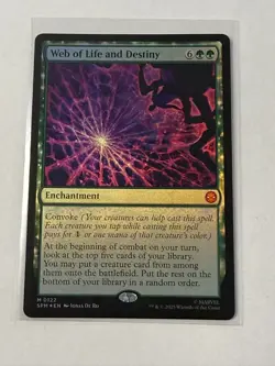Web of Life and Destiny - Marvel's Spider-Man FOIL 122 Magic The Gathering - Image 1