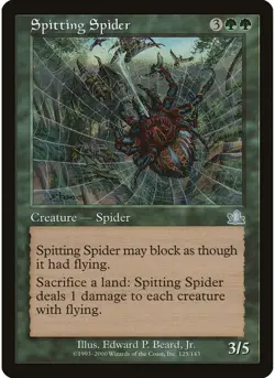 Spitting Spider 125 MTG NM - Prophecy - Image 1