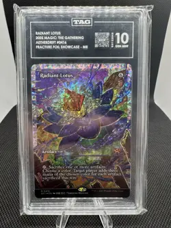 Radiant Lotus 416 Showcase Fracture Foil TAG GM10 | MTG Aetherdrift | Not PSA - Image 1
