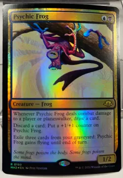 MTG Psychic Frog, Modern Horizons 3 (MH3) Foil Near Mint Magic - Image 1