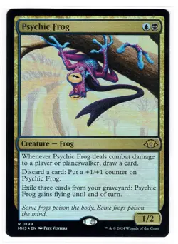 MTG Psychic Frog, Modern Horizons 3 (MH3) Foil Near Mint Magic - Image 2