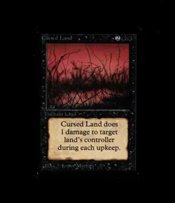 Magic the Gathering CURSED LAND Beta MTG - Image 1