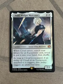 Cloud, Midgar Mercenary Final Fantasy Foil M 0010 - Image 1