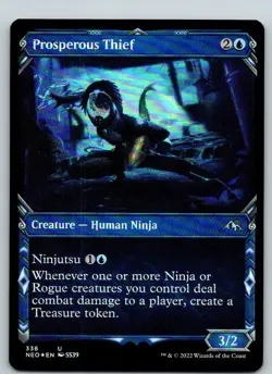 Prosperous Thief (Showcase) Kamigawa: Neon Dynasty Foil - Image 1