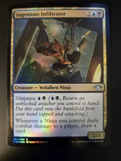 Ingenious Infiltrator NM FOIL Modern Horizons 1 MTG FREE SHIPPING - Image 1