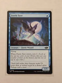 Faerie Seer - Jumpstart Foundations - LP - Common - Creature - Image 1