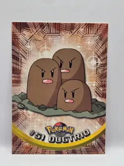 Dugtrio #51 Topps Series 1 Non-Holo Pokemon VLP - Image 1