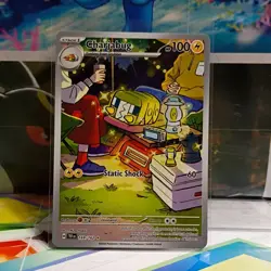 Pokemon TCG Charjabug Holo Illustration Rare SV05 Temporal Forces 169/162 100 HP - Image 1