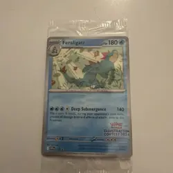 Pokemon TCG 2024 Illustration Contest Feraligatr, Pikachu, Toxtricity Sealed - Image 1