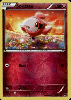 Spritzee Common XY BREAKpoint 84/122 Fairy Reverse Holo Pokemon Card - Image 1