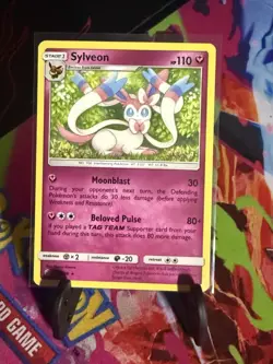Pokemon 2019 Sun & Moon Cosmic Eclipse Sylveon 155/236 - Image 1