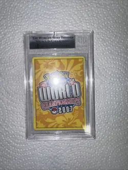 2007 Pokemon World Championships Deck #101 Jolteon Gold Star Beckett 8.5 - Image 2