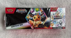 Pokemon Scarlet & Violet Prismatic Evolutions Surprise Box BOOSTER BUNDLE Sealed - Image 2
