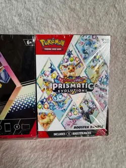 Pokemon Scarlet & Violet Prismatic Evolutions Surprise Box BOOSTER BUNDLE Sealed - Image 3