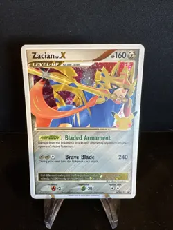 2021 Pokemon-Zacian LV.X SWSH135-Celebrations Black Star-Holo - Image 1