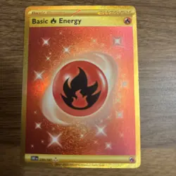 Gold Fire Energy Pokemon Obsidian Flames 230/197 Hyper Rare Mint - Image 2