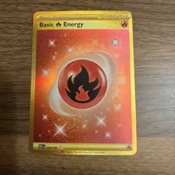 Gold Fire Energy Pokemon Obsidian Flames 230/197 Hyper Rare Mint - Image 3