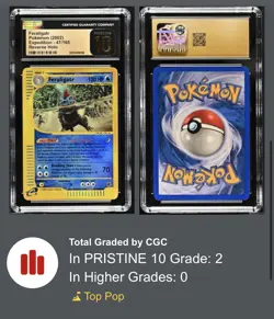 💎Pokemon Feraligatr #047 Expedition Reverse Holo GRADE 10 PRISTINE GOLD POP 2💨 - Image 3