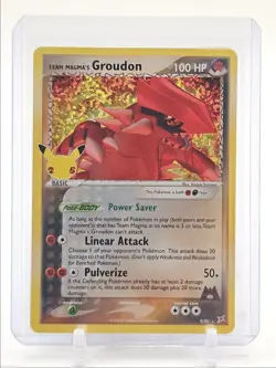 TEAM MAGMA'S GROUDON 2004 POKEMON CLASSIC COLLECTION MAGMA AQUA 9/95 Q3423 - Image 1