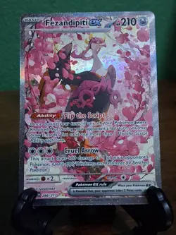 2026 Pokemon Fezandipiti ex SIR- 288/217 ME Ascended Heroes - Image 1