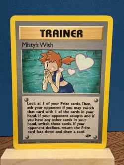 Pokemon TCG Misty's Wish 108/132 Gym Challenge Regular Card - Image 1