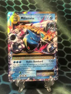 Mega Blastoise EX Full Art 102/108 Pokemon XY Evolutions 2016 - Image 1