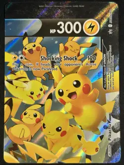Pokemon TCG Pikachu V-Union Pokemon Full art NM SWSH140 Holo Promo 1 DAY SHIP!! - Image 1