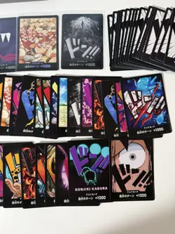 One piece TCG Japanese DON!! 75 card lot US Seller - Image 3