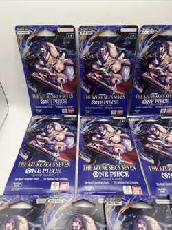 One Piece TCG The Azure Sea’s Seven OP-14 Sleeved Booster Pack Lot Of 10 Sealed - Image 2