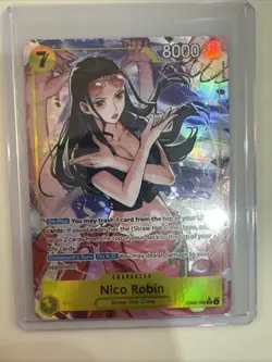 One Piece Nico Robin SR Alt Art AA EB03-055 Heroines edition English Fresh Pull - Image 1